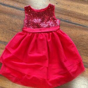 H&M | Sparkling Red Kids Formal Dress | 2T